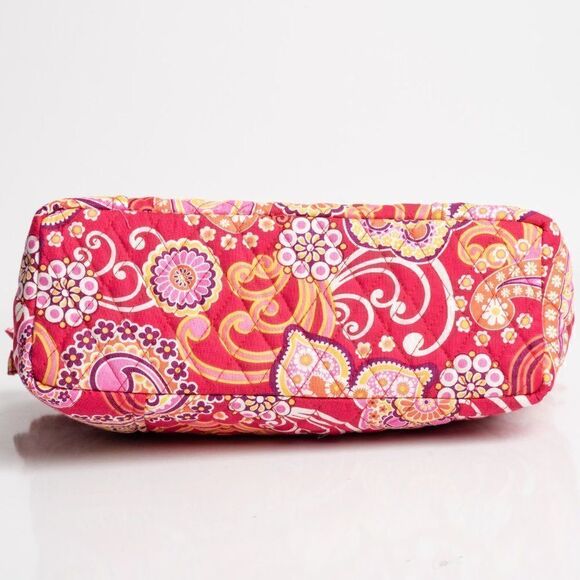 Vera Bradley Womens Double Handled Tote Purse Handbag Bag Raspberry Fizz - Picture 5 of 7